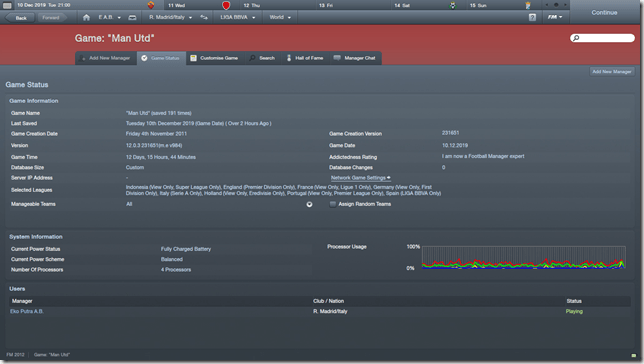 Game_ _Man Utd_ (Game Status)